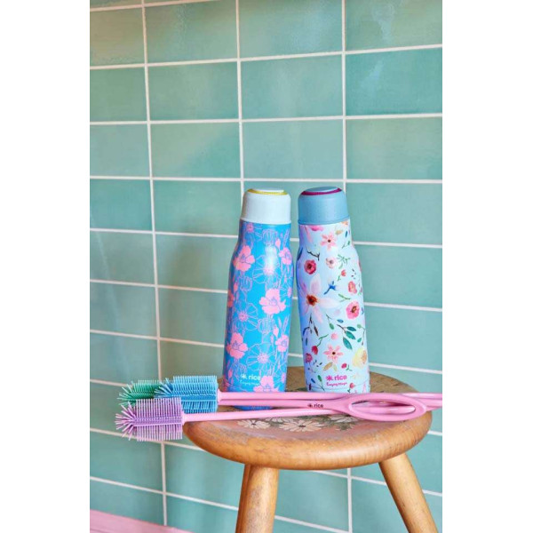 RICE Ανοξείδωτο Μπουκάλι - Θερμός 500 ml Poppies Love