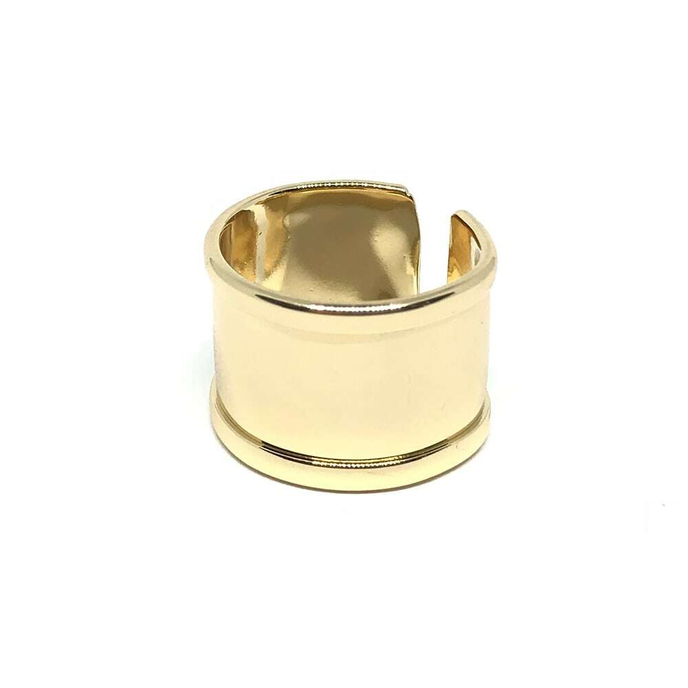 Δαχτυλίδι minimal 10mm gold