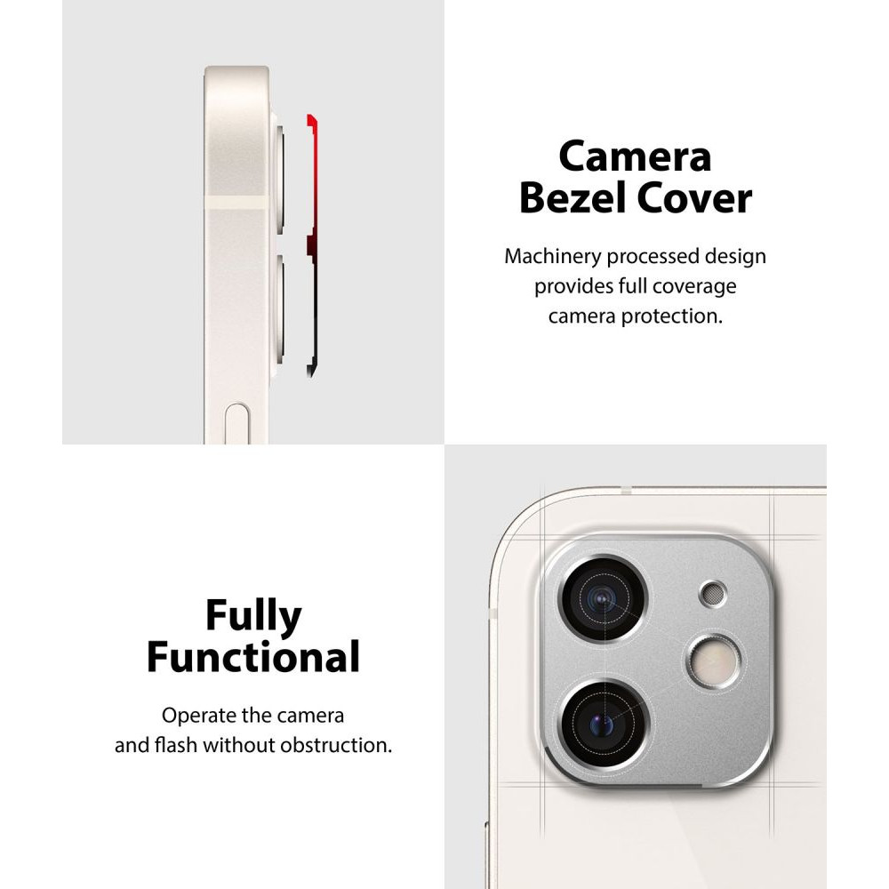 Ringke Camera Styling για Apple iPhone 12 (Μαύρο)