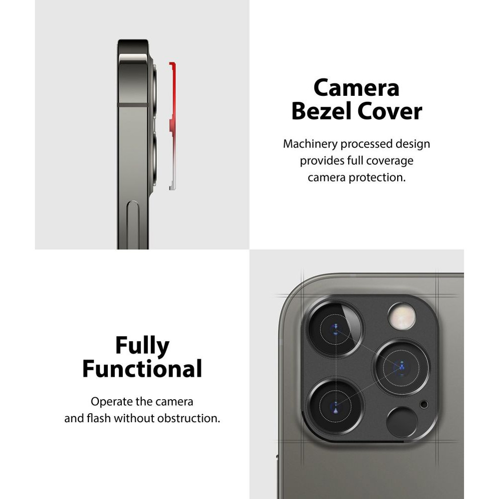 Ringke Camera Styling για Apple iPhone 12 Pro (Γκρι)