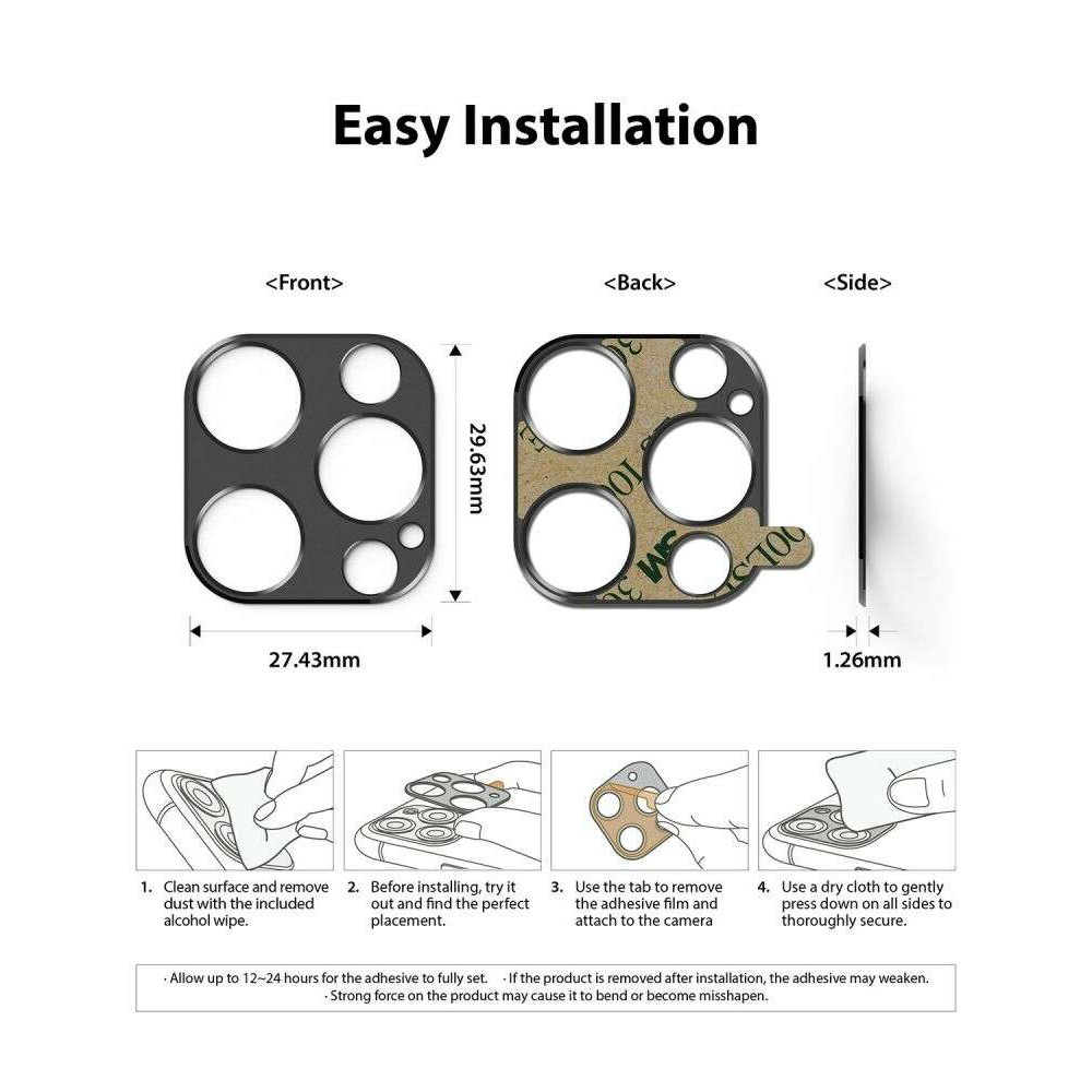 Ringke Camera Styling για Apple iPhone 12 Pro (Ασημί)