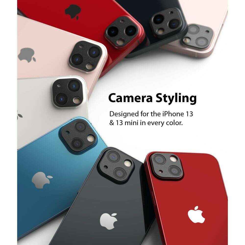 Ringke Camera Styling για Apple iPhone 13/13 Mini (Μαύρο)