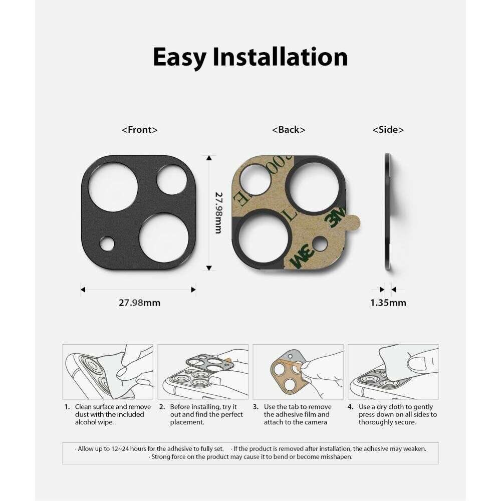 Ringke Camera Styling για Apple iPhone 13/13 Mini (Μαύρο)