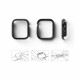 Ringke Slim 2-Pack Σετ θήκες προστασίας για Apple Watch 7 41mm (Διάφανο + Μπλε)