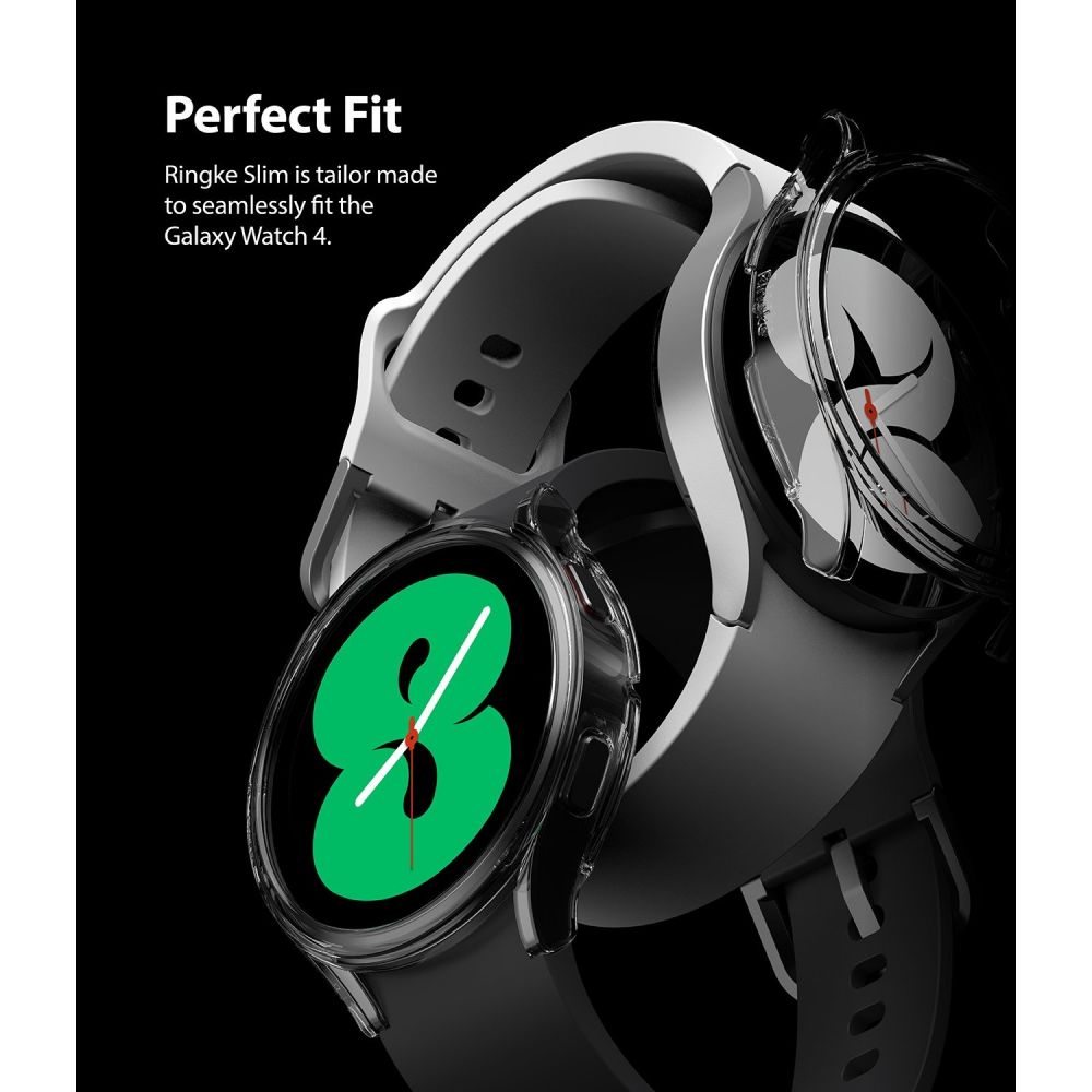 Ringke Slim Θήκες για Samsung Galaxy Watch 4 Classic 42mm 2 τμχ (Διάφανο/Μαύρο)