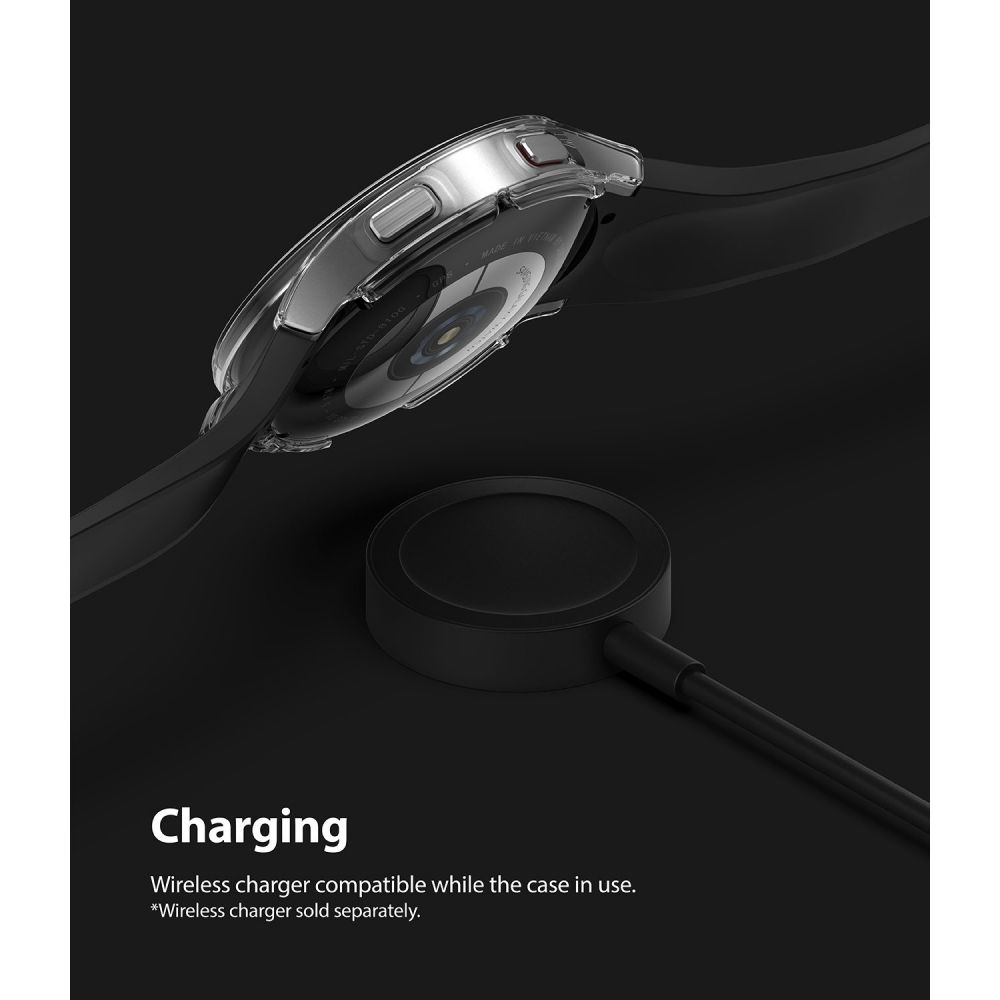 Ringke Slim Θήκες για Samsung Galaxy Watch 4 Classic 46mm 2 τμχ (Διάφανο/Μαύρο)