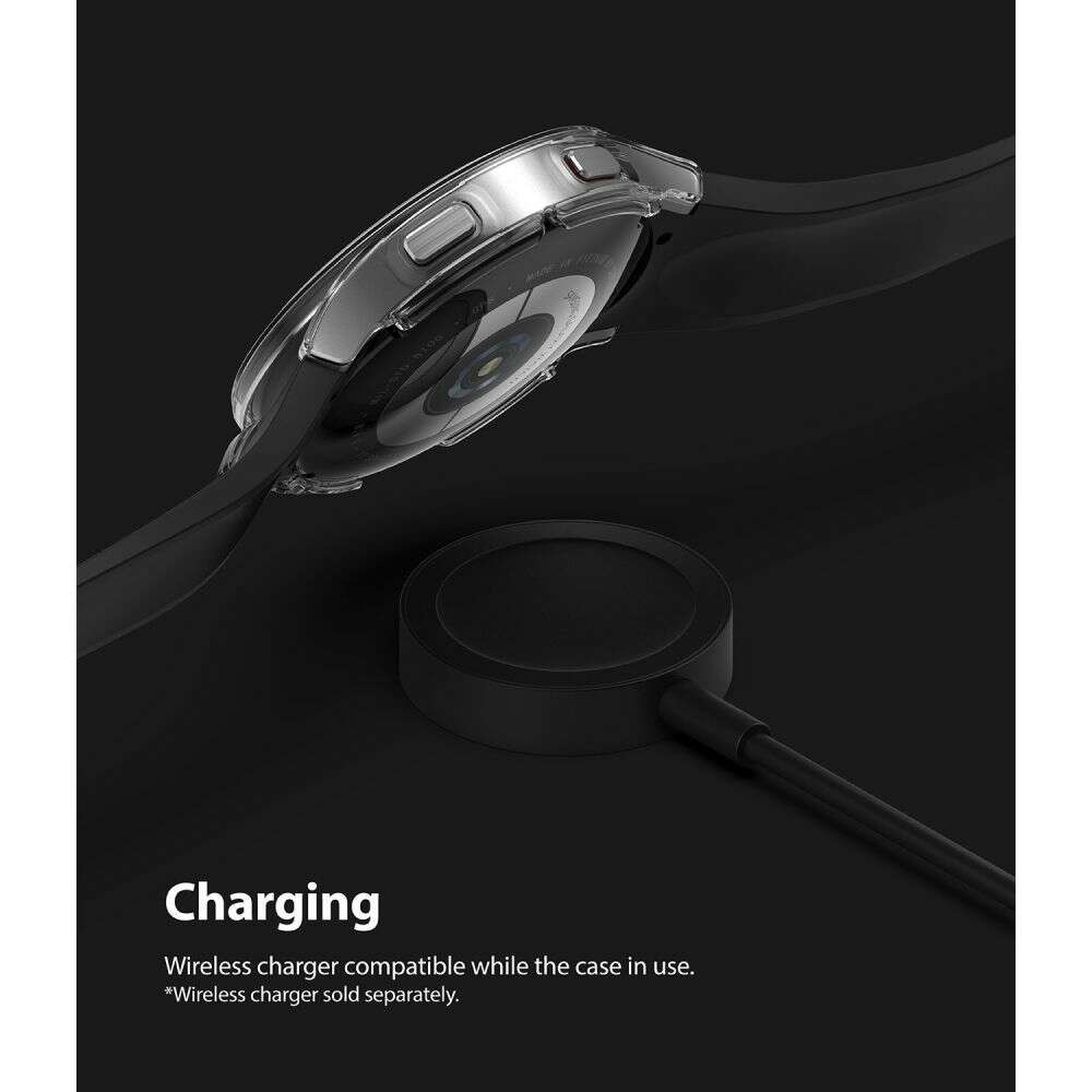 Ringke Slim Θήκες για Samsung Galaxy Watch 4 44mm 2 τμχ (Διάφανο/Μαύρο)