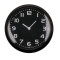 Ρολόι Μαγνητάκι 8 cm (Μαύρο)
