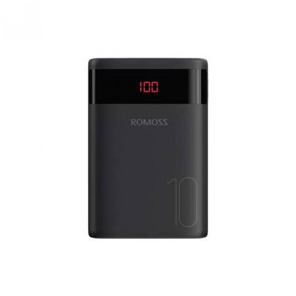 Romoss Ares 10 Power Bank 10000mAh με 2 Θύρες USB-A (Μαύρο)