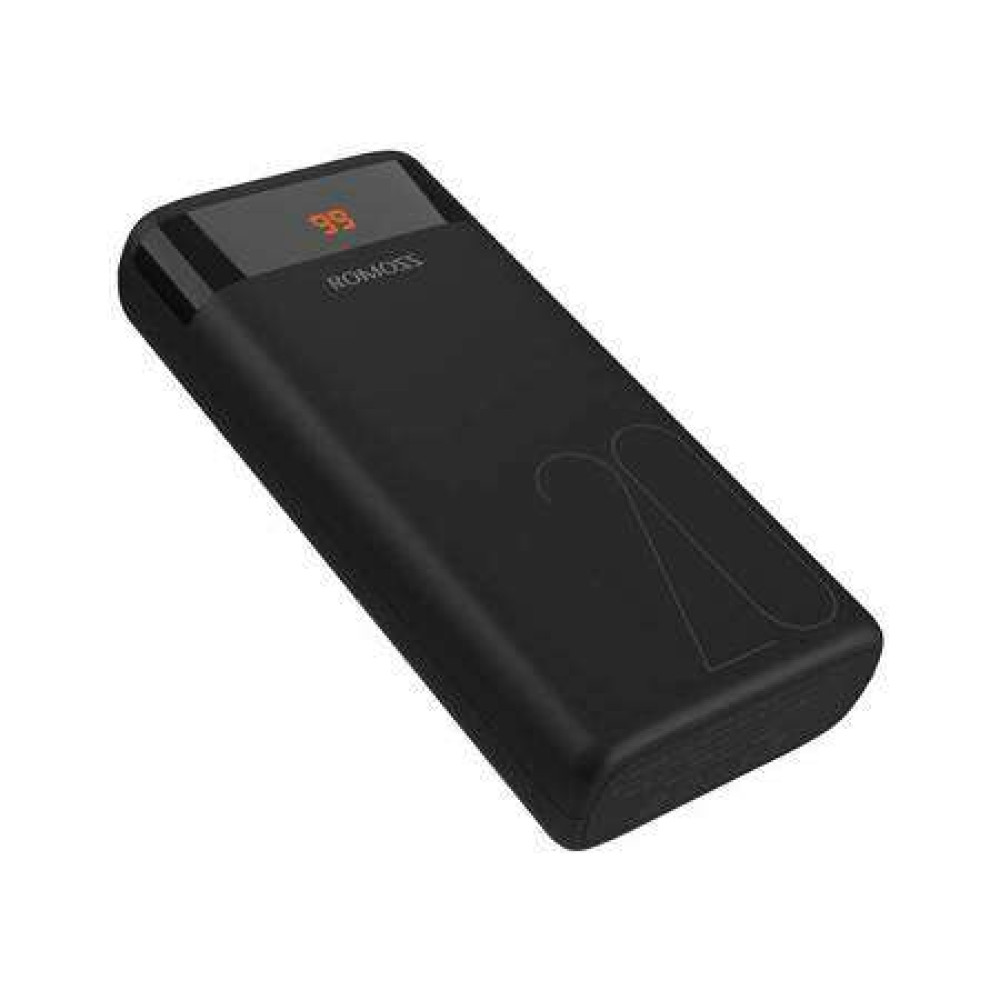 Romoss Ares 20 Power Bank 20000mAh με 2 Θύρες USB-A (Μαύρο)