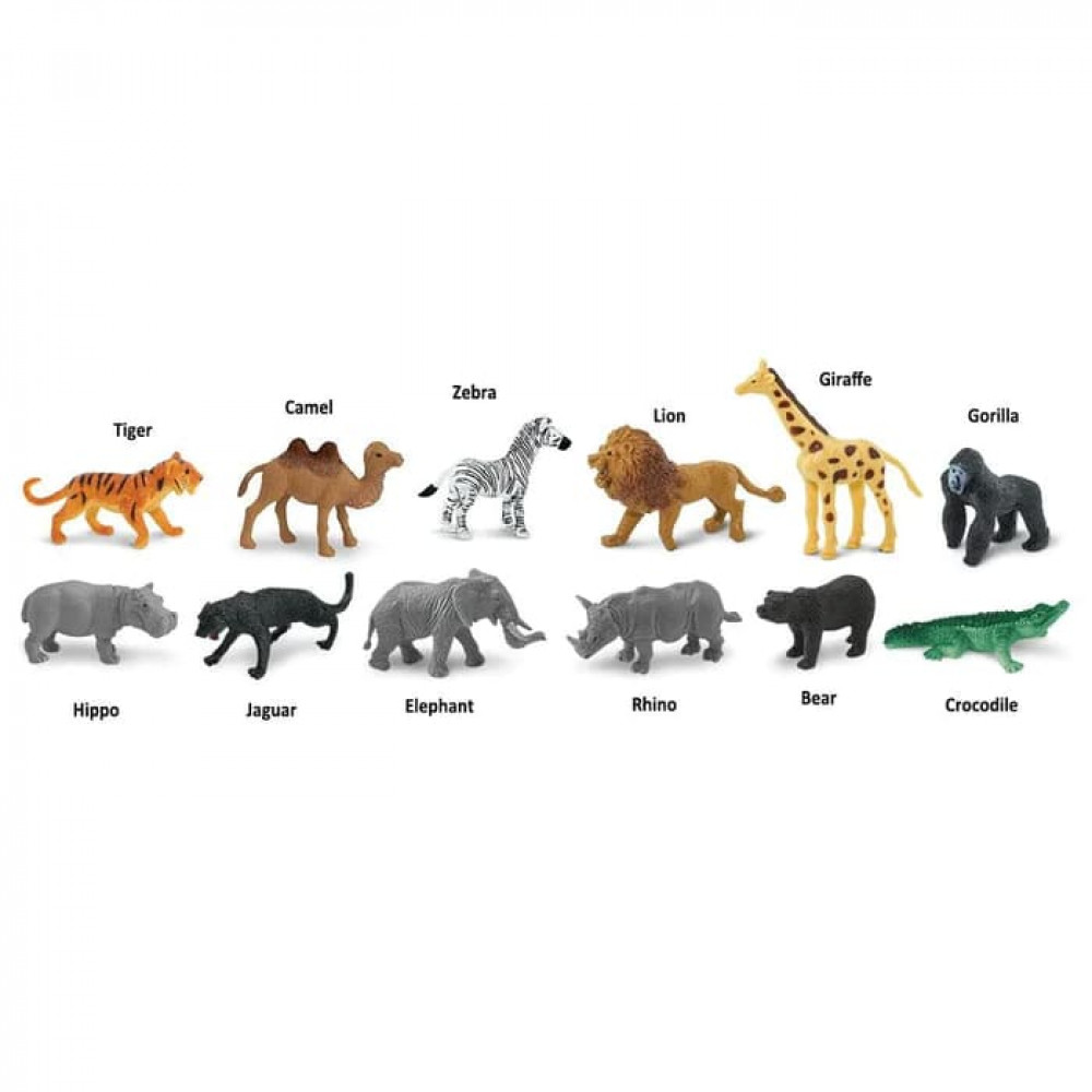 Safari Ltd Μινιατούρες “Άγρια Ζώα” (12τμχ)