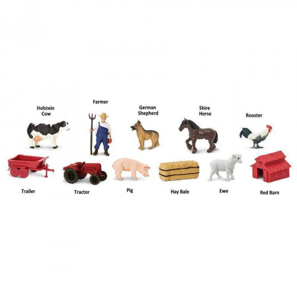 Safari Ltd Μινιατούρες “Αντικείμενα Φάρμας” (11τμχ)
