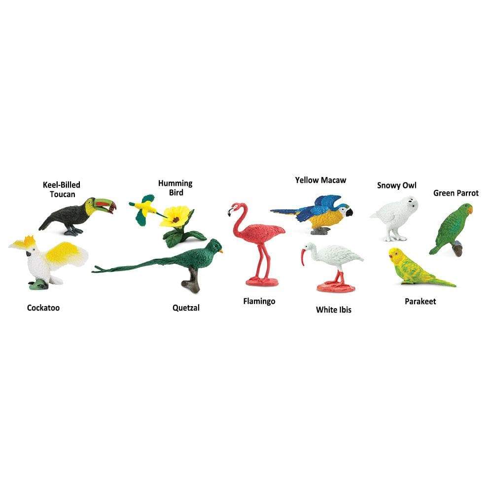 Safari Ltd Μινιατούρες “Εξωτικά Πουλιά” (11τμχ)