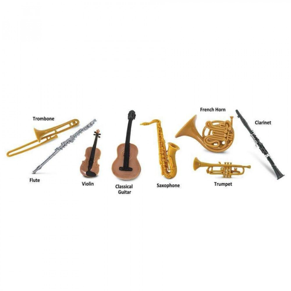 Safari Ltd Μινιατούρες “Μουσικά Όργανα” (8τμχ)
