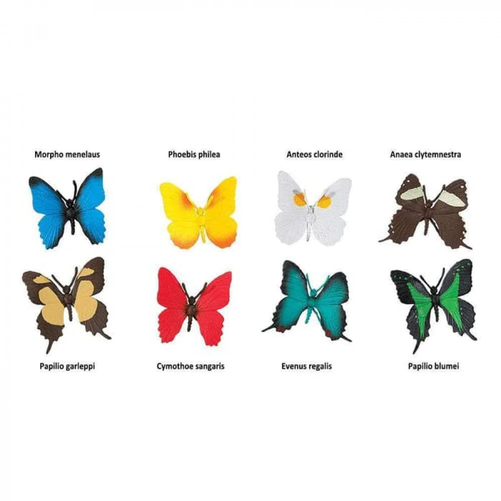 Safari Ltd Μινιατούρες “Πεταλούδες” (8τμχ)