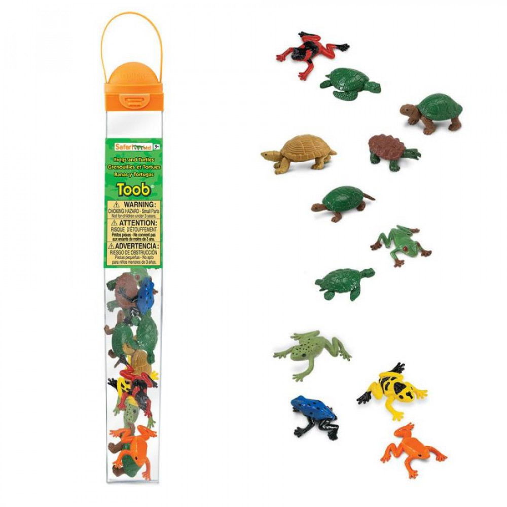 Safari Ltd Μινιατούρες “Βάτραχοι και Χελώνες” (12τμχ)