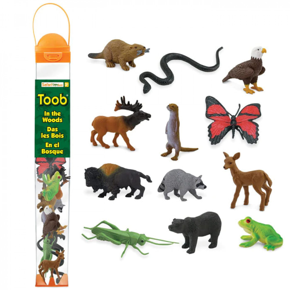 Safari Ltd Μινιατούρες “Ζώα του Δάσους” (12τμχ)