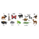 Safari Ltd Μινιατούρες “Ζώα του Δάσους” (12τμχ)