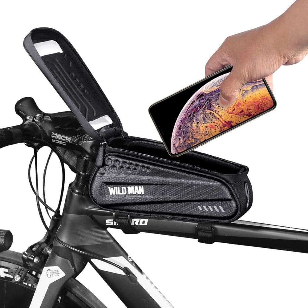 WildMan Hardpouch Bike Mount "L" - WildMan Θήκη Ποδηλάτου "L" (Μαύρο)