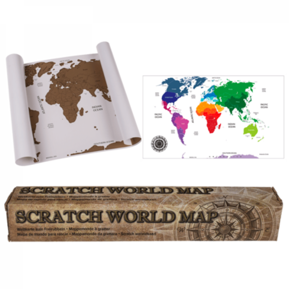 Παγκόσμιος Χάρτης Scratch Map World Edition (42x30 cm)