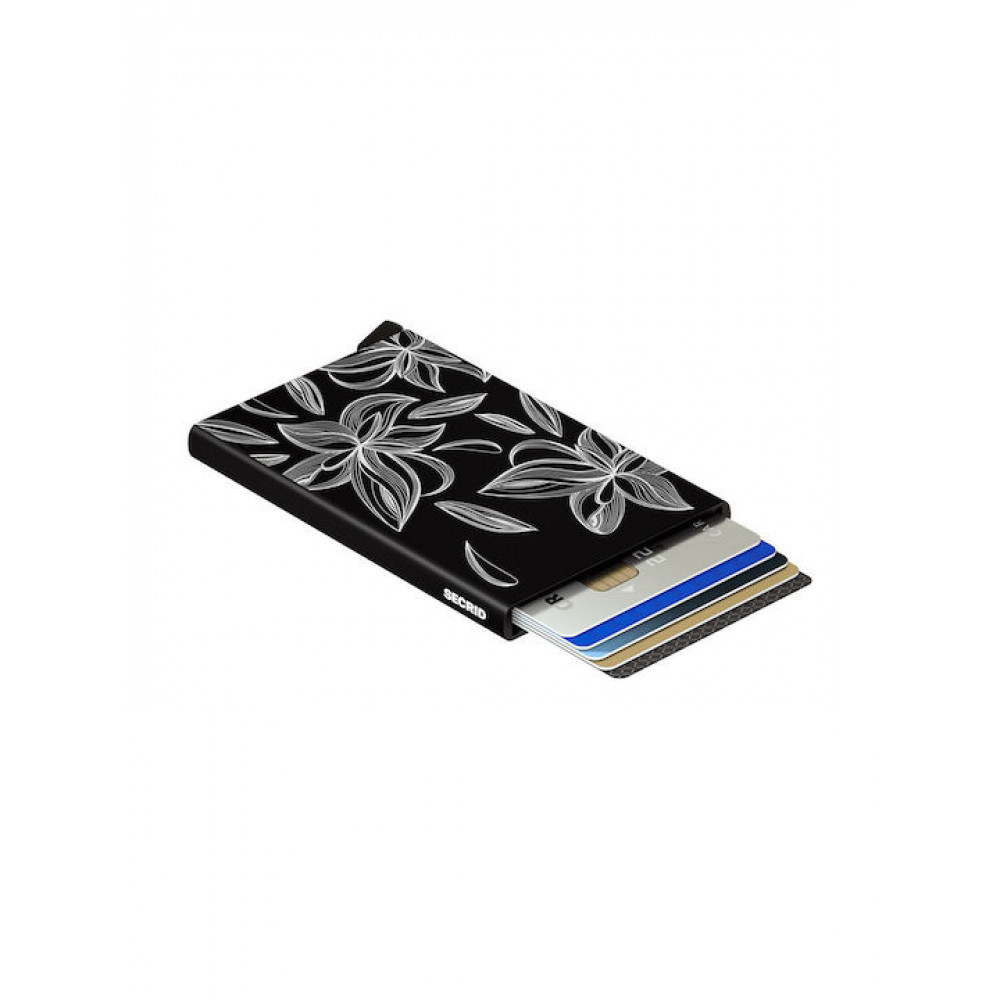 Secrid Cardprotector Laser Magnolia Πορτοφόλι Καρτών (Black)