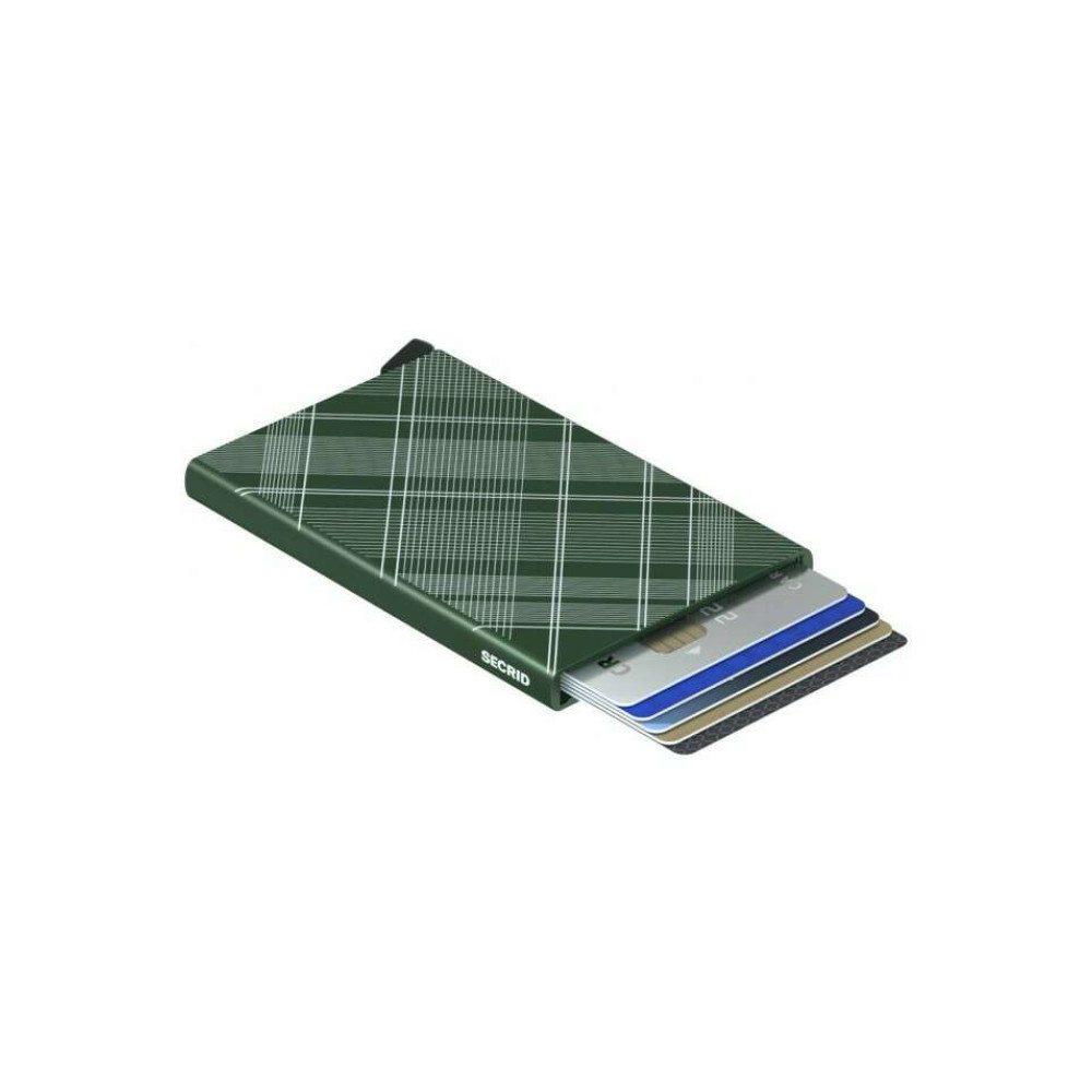 Secrid Cardprotector Laser Tartan Πορτοφόλι Καρτών (Green)