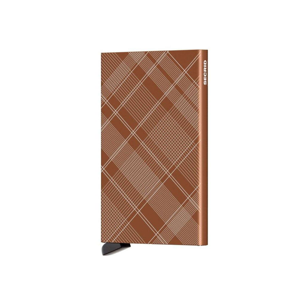 Secrid Cardprotector Laser Tartan Πορτοφόλι Καρτών (Rust)