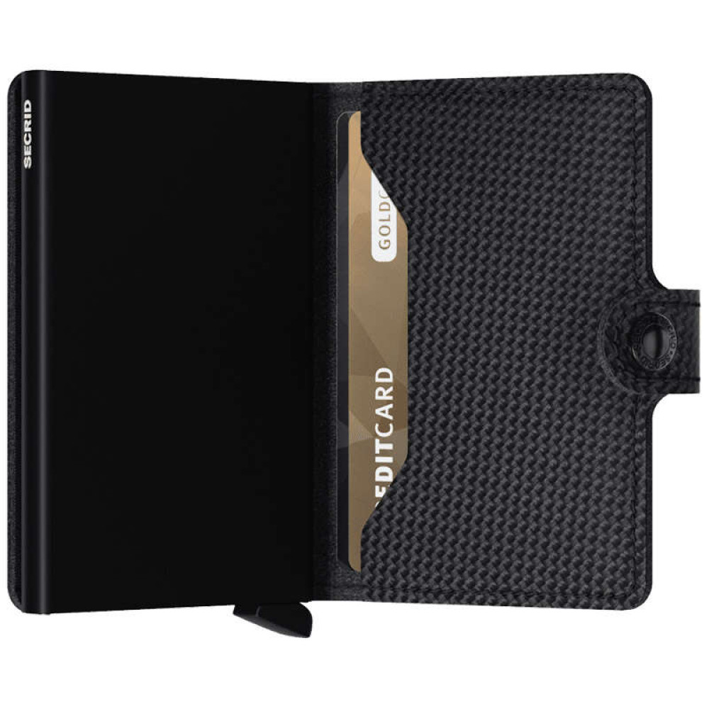 Secrid Miniwallet Πορτοφόλι Carbon (Black)