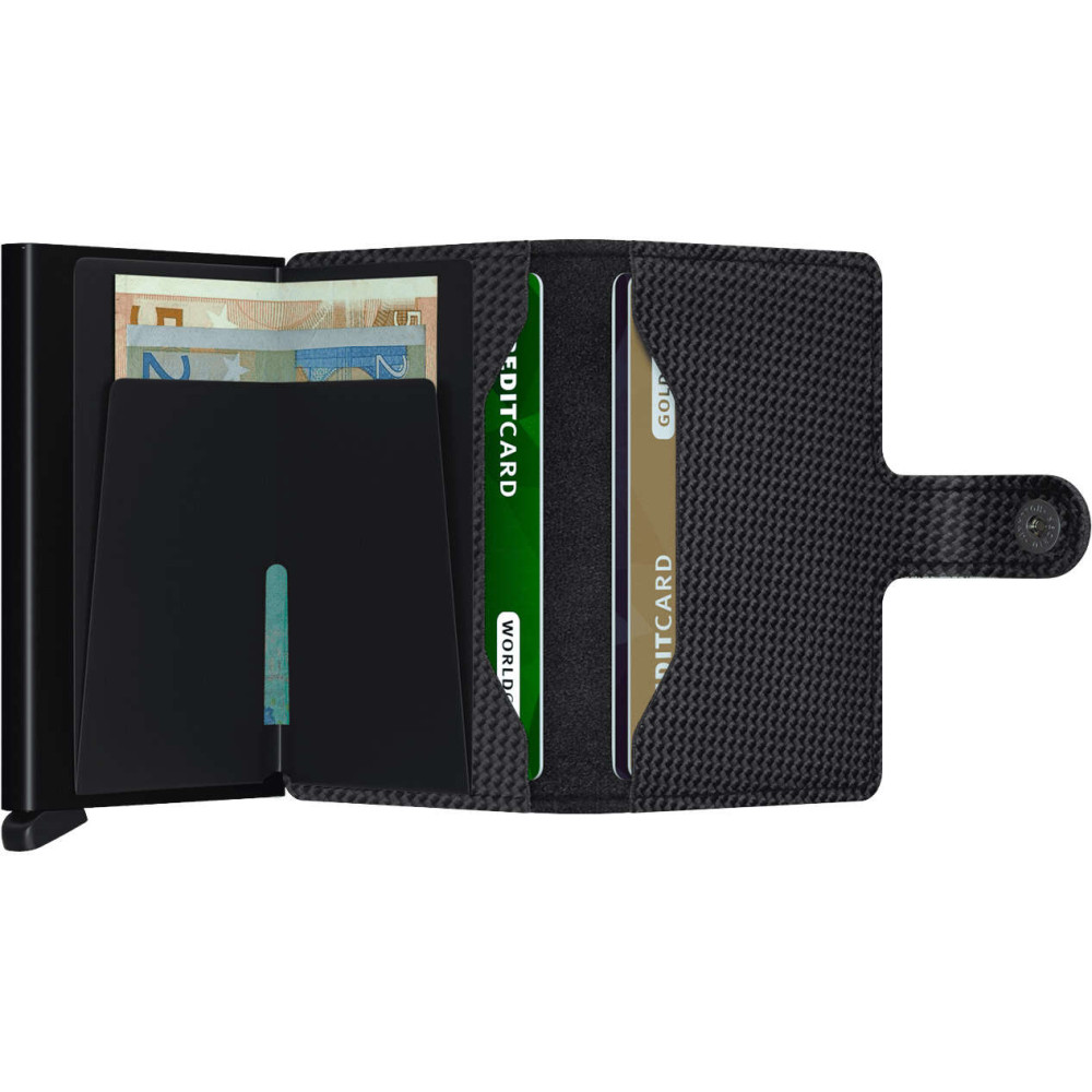 Secrid Miniwallet Πορτοφόλι Carbon (Black)