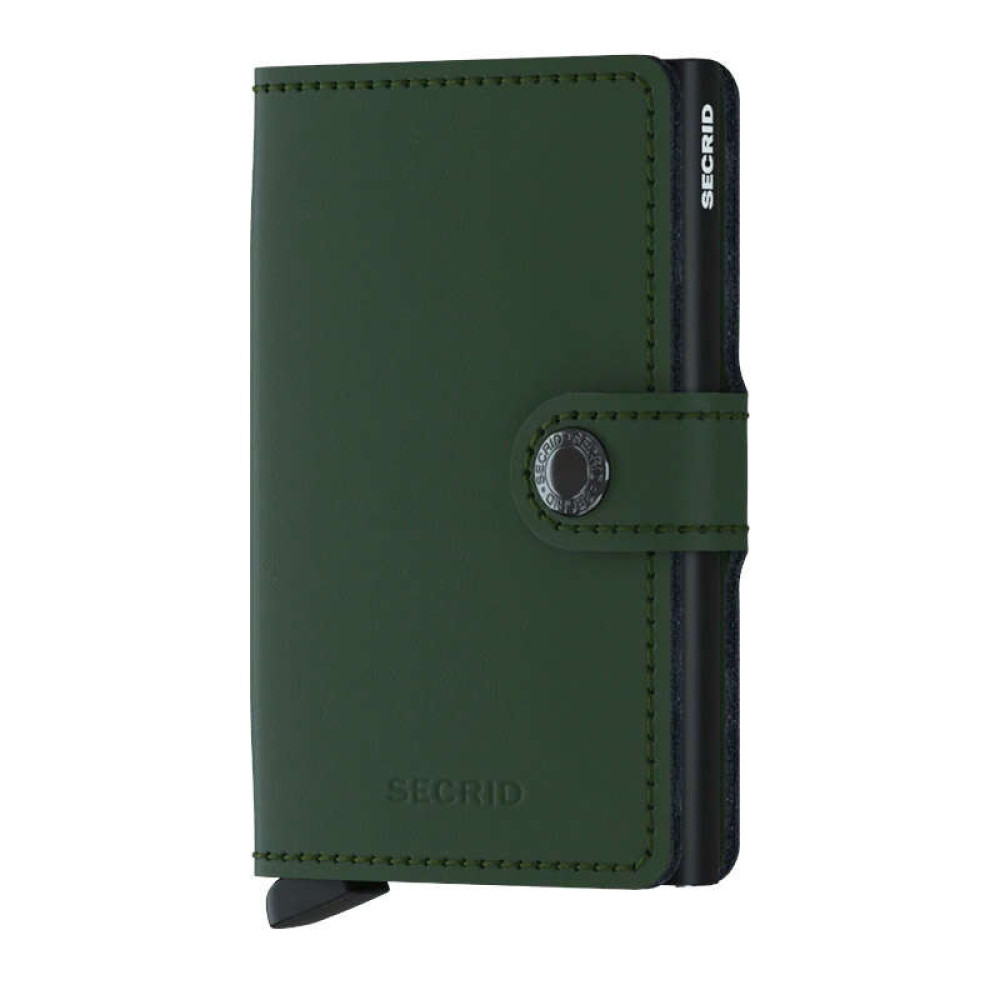 Secrid Miniwallet Πορτοφόλι Matte (Green-Black)