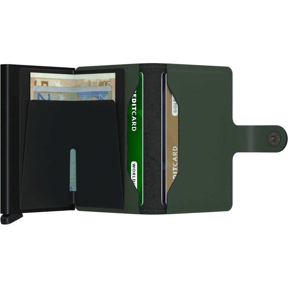 Secrid Miniwallet Πορτοφόλι Matte (Green-Black)