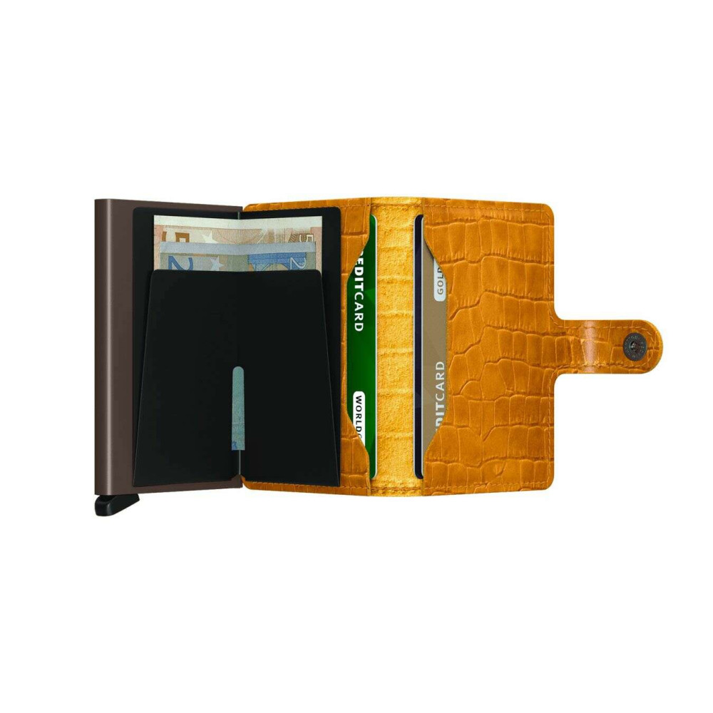 Secrid Miniwallet Πορτοφόλι Cleo (Ochre Brown)