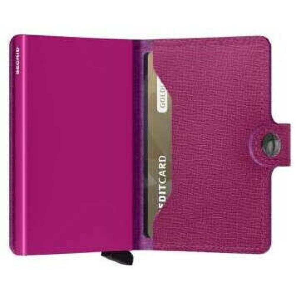 Secrid Miniwallet Πορτοφόλι Crisple (Fuchsia)