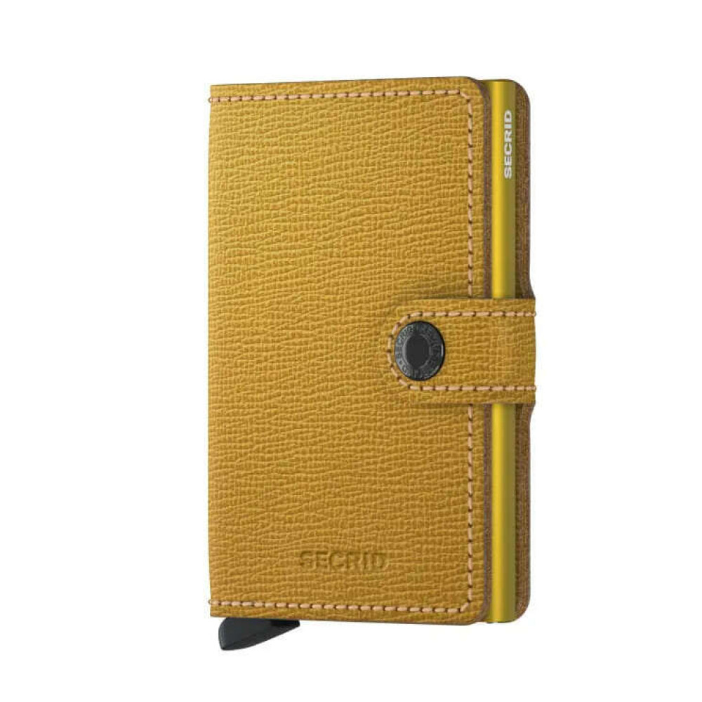 Secrid Miniwallet Πορτοφόλι Crisple (Ochre)