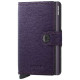 Secrid Miniwallet Πορτοφόλι Crisple (Purple)