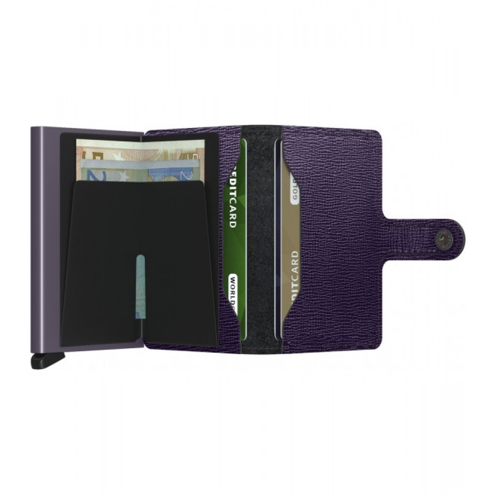 Secrid Miniwallet Πορτοφόλι Crisple (Purple)