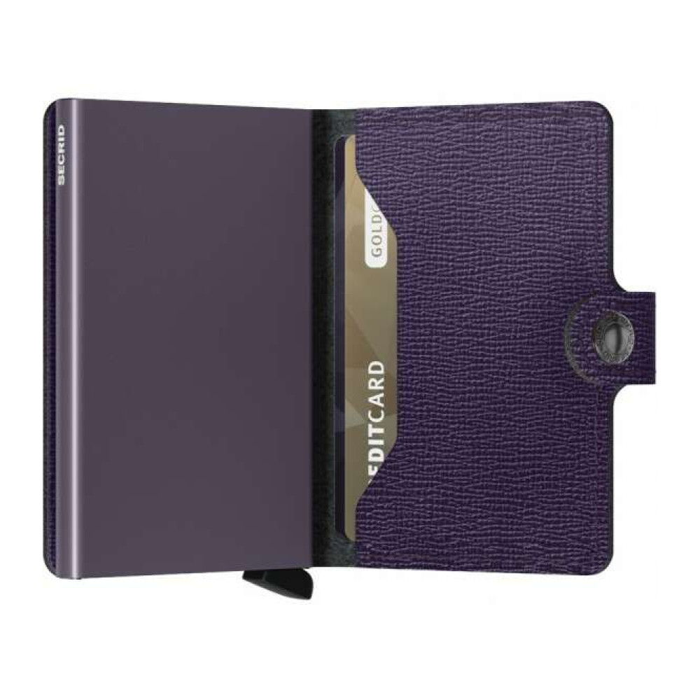 Secrid Miniwallet Πορτοφόλι Crisple (Purple)