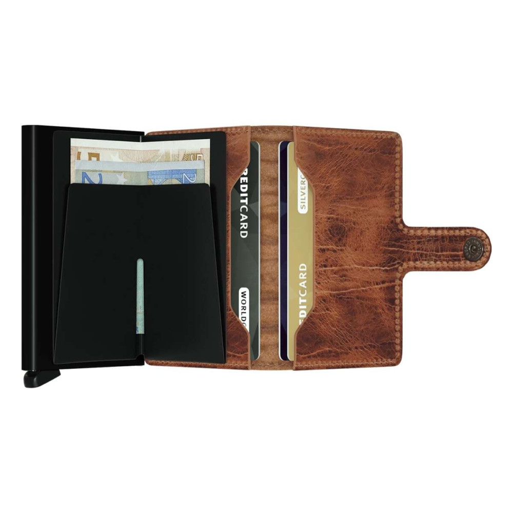 Secrid Miniwallet Πορτοφόλι Dutch Martin Leather (Whiskey)