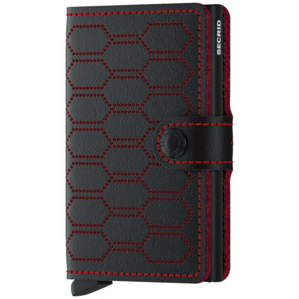 Secrid Miniwallet Πορτοφόλι Fuel (Black-Red)