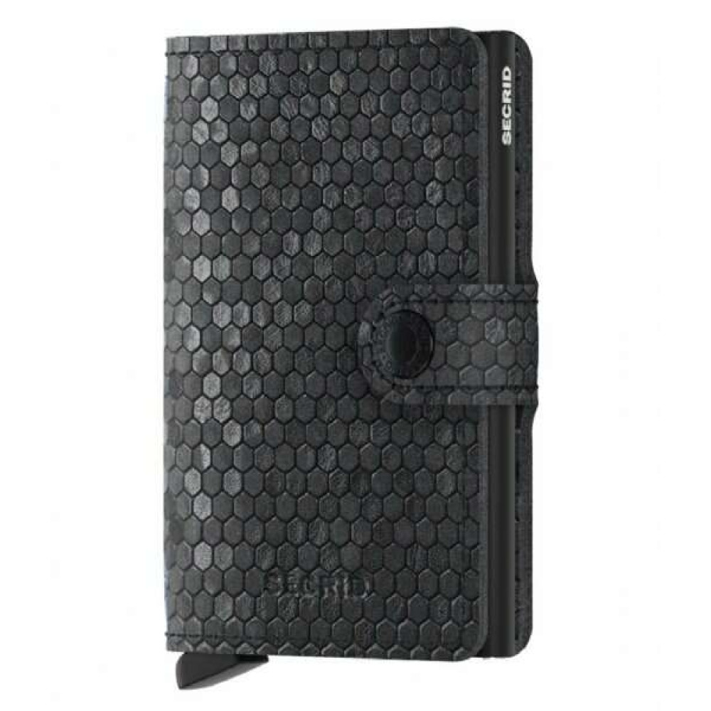 Secrid Miniwallet Πορτοφόλι Hexagon (Black)