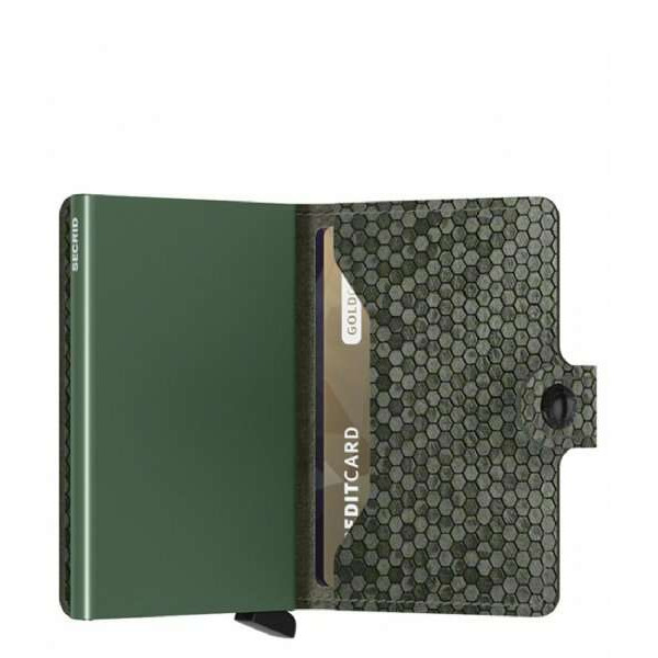 Secrid Miniwallet Πορτοφόλι Hexagon (Green)