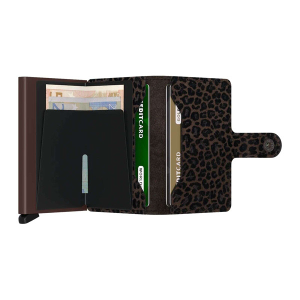 Secrid Miniwallet Πορτοφόλι Leo (Brown)
