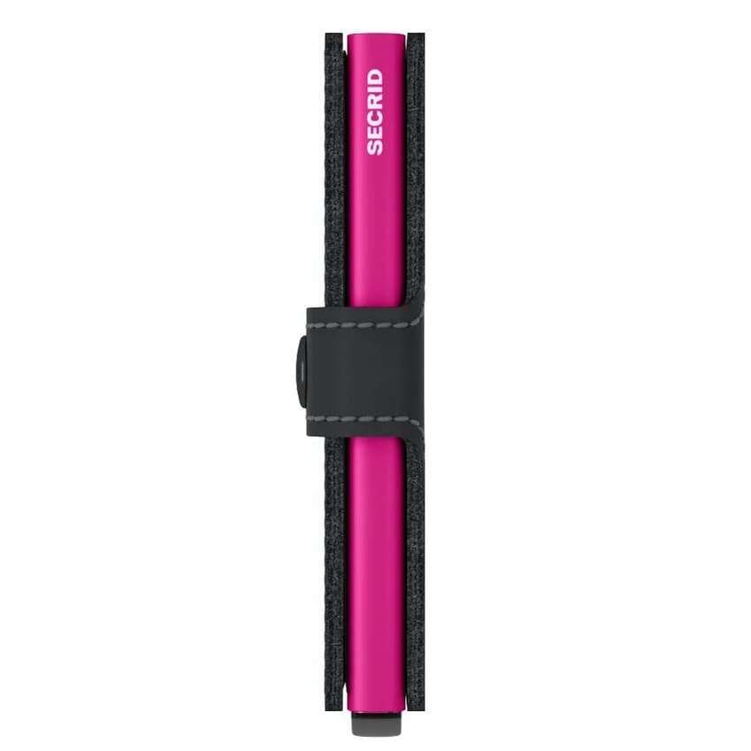 Secrid Miniwallet Πορτοφόλι Matte (Black-Fuchsia)