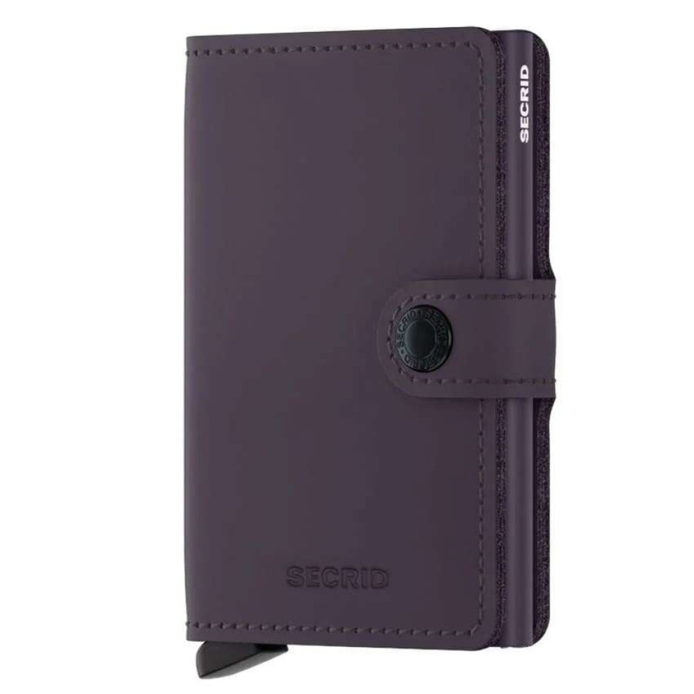 Secrid Miniwallet Πορτοφόλι Matte (Dark Purple)