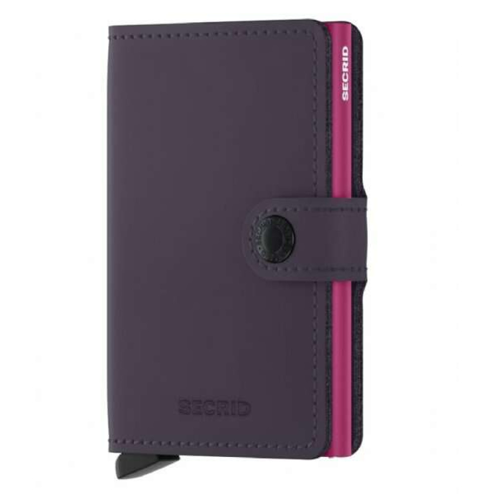 Secrid Miniwallet Πορτοφόλι Matte (Dark Purple-Fuchsia)