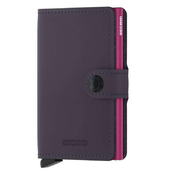 Secrid Miniwallet Πορτοφόλι Matte (Dark Purple-Fuchsia)