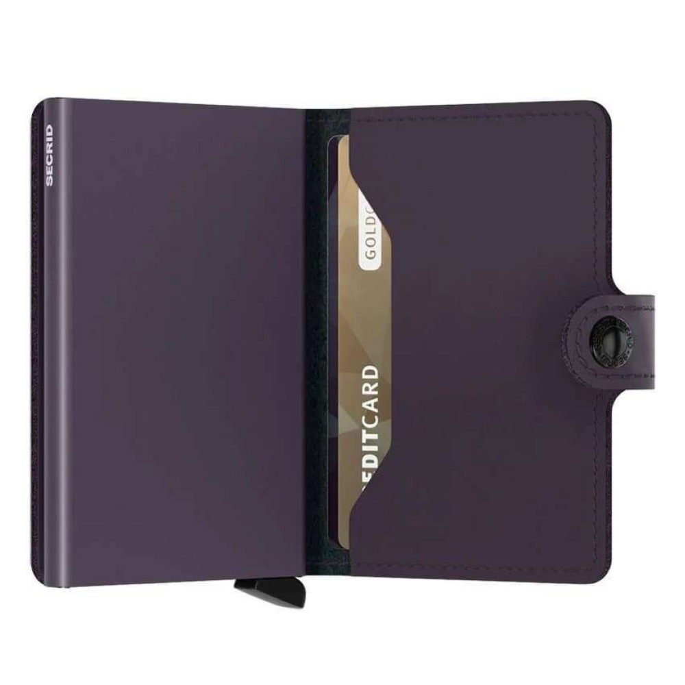 Secrid Miniwallet Πορτοφόλι Matte (Dark Purple)