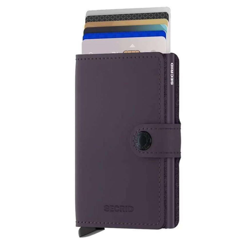 Secrid Miniwallet Πορτοφόλι Matte (Dark Purple)