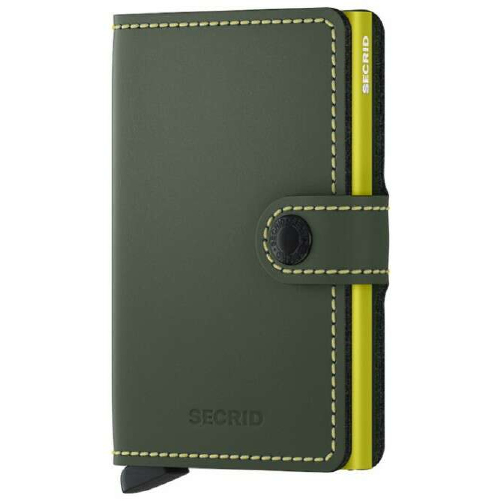 Secrid Miniwallet Πορτοφόλι Matte (Green-Lime)