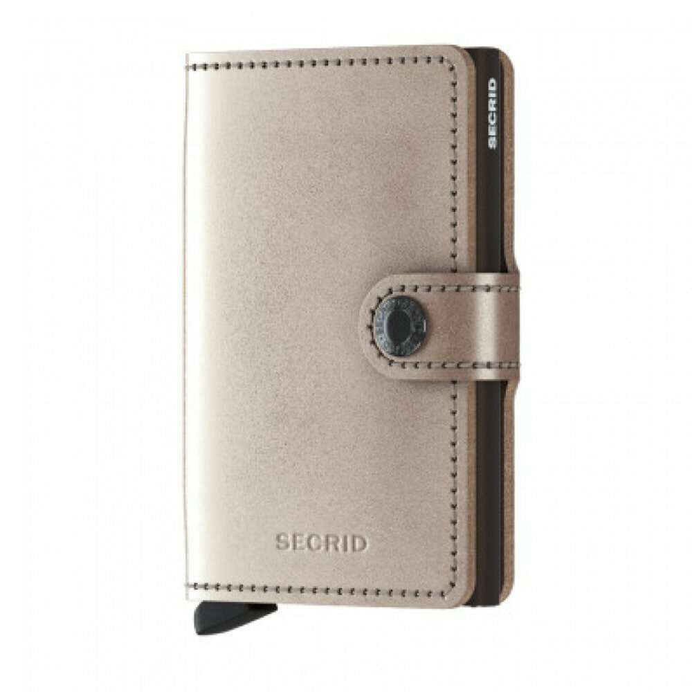 Secrid Miniwallet Πορτοφόλι Metallic (Champagne)